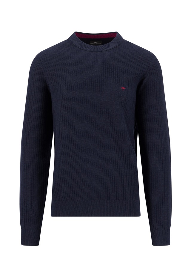 FYNCH-HATTON Strickpullover mit Logo-Stickerei