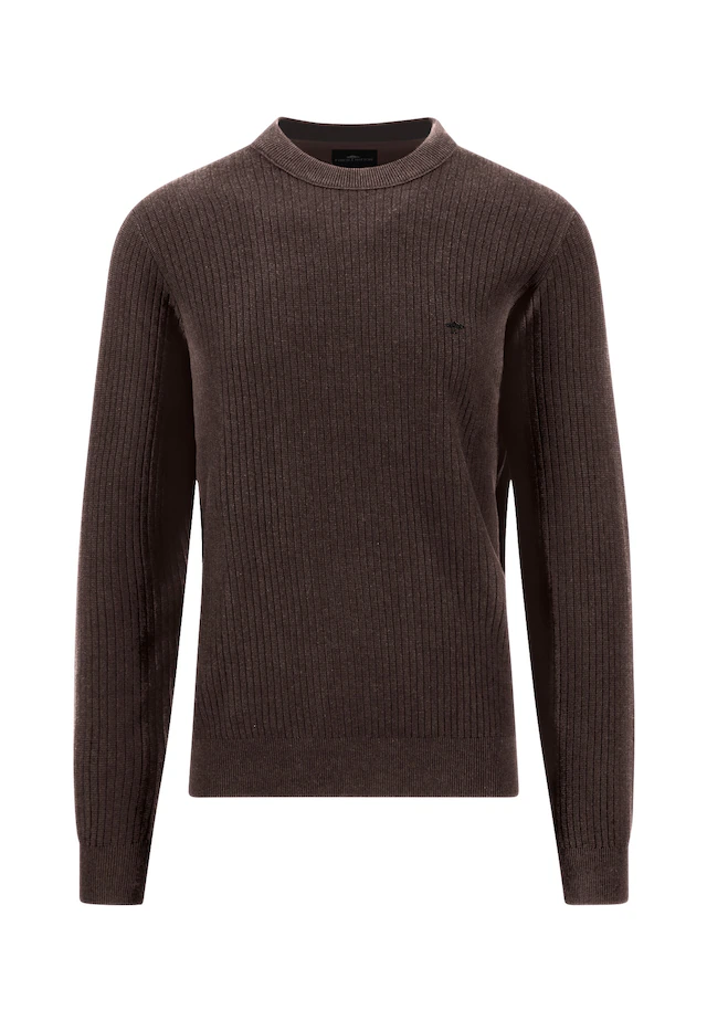 FYNCH-HATTON Strickpullover mit Logo-Stickerei
