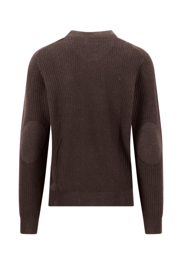 FYNCH-HATTON Strickpullover mit Logo-Stickerei