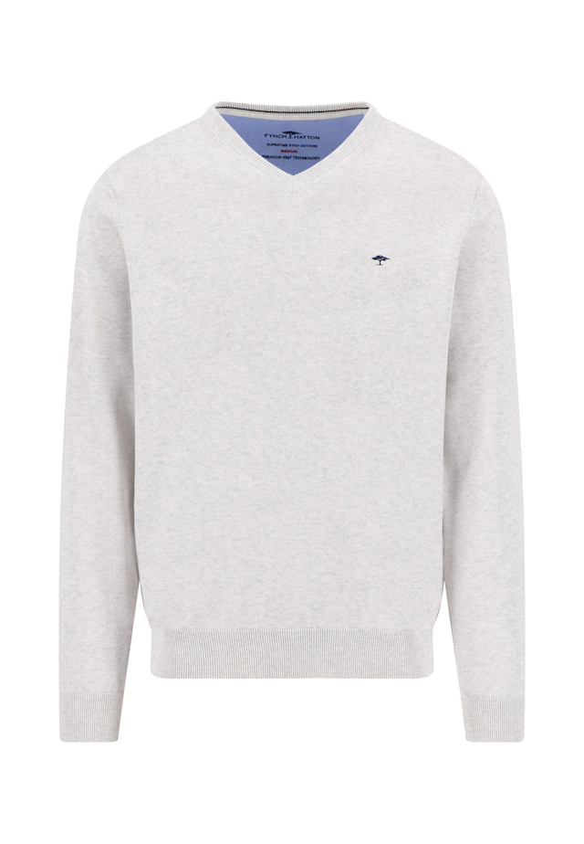 FYNCH-HATTON Strickpullover mit V-Ausschnitt