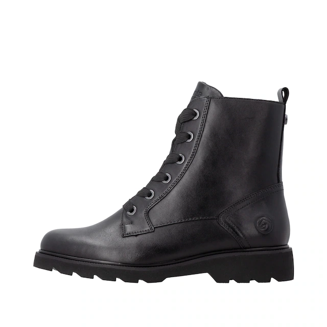 Remonte Schnürboots Schnürstiefelette, Profilsohle, Blockabsatz