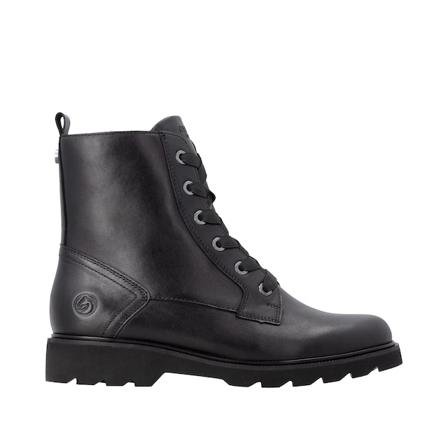 Remonte Schnürboots Schnürstiefelette, Profilsohle, Blockabsatz