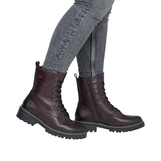 Remonte Schnürboots Schnürstiefelette mit Innenreißverschluss, TEX-Membrane
