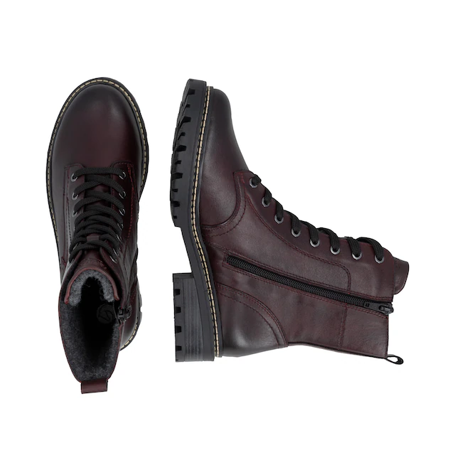 Remonte Schnürboots Schnürstiefelette mit Innenreißverschluss, TEX-Membrane