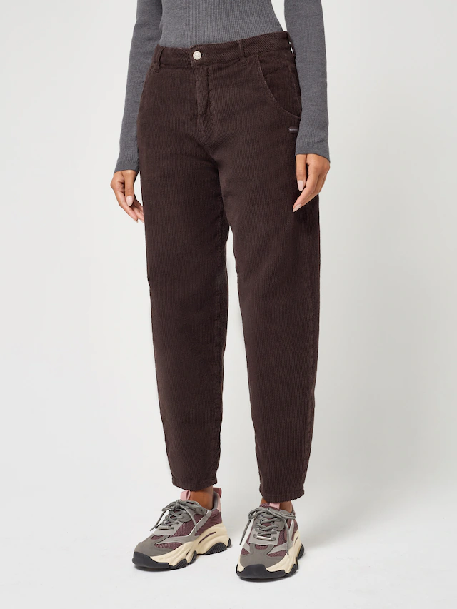 GANG Cordhose »94VIA« im Balloon Fit, hohe Taille