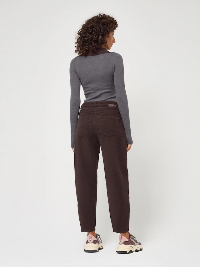 GANG Cordhose »94VIA« im Balloon Fit, hohe Taille
