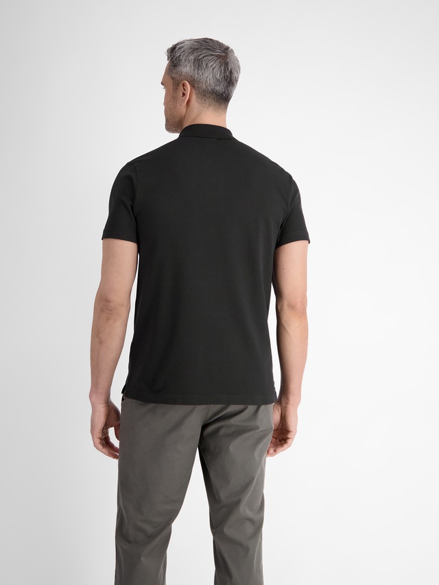 LERROS Poloshirt »Poloshirt mit Waffelstruktur aus 100 % Baumwolle«