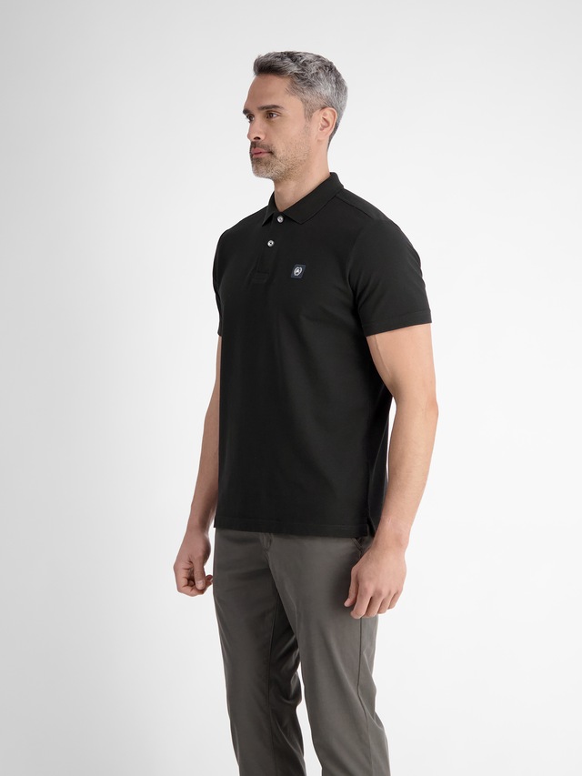 LERROS Poloshirt »Poloshirt mit Waffelstruktur aus 100 % Baumwolle«