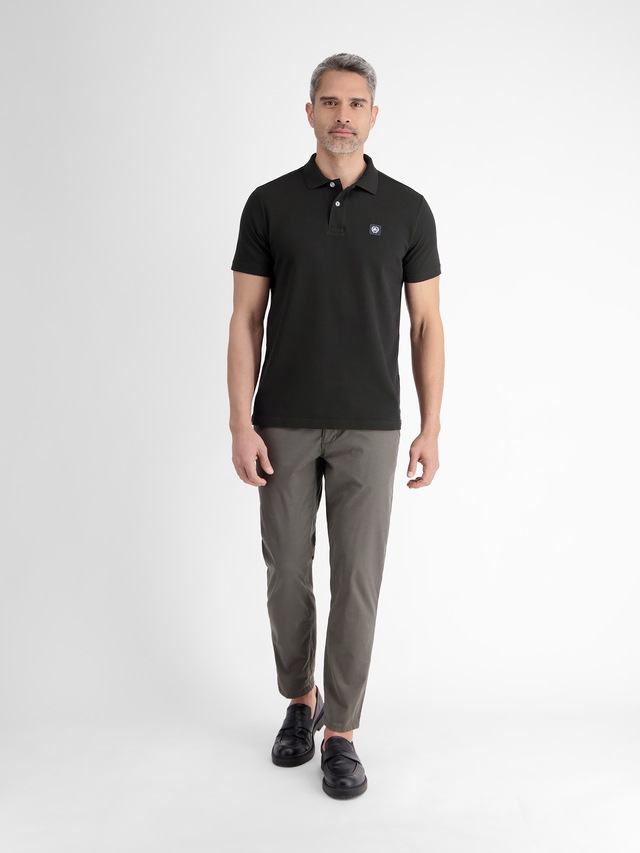 LERROS Poloshirt »Poloshirt mit Waffelstruktur aus 100 % Baumwolle«