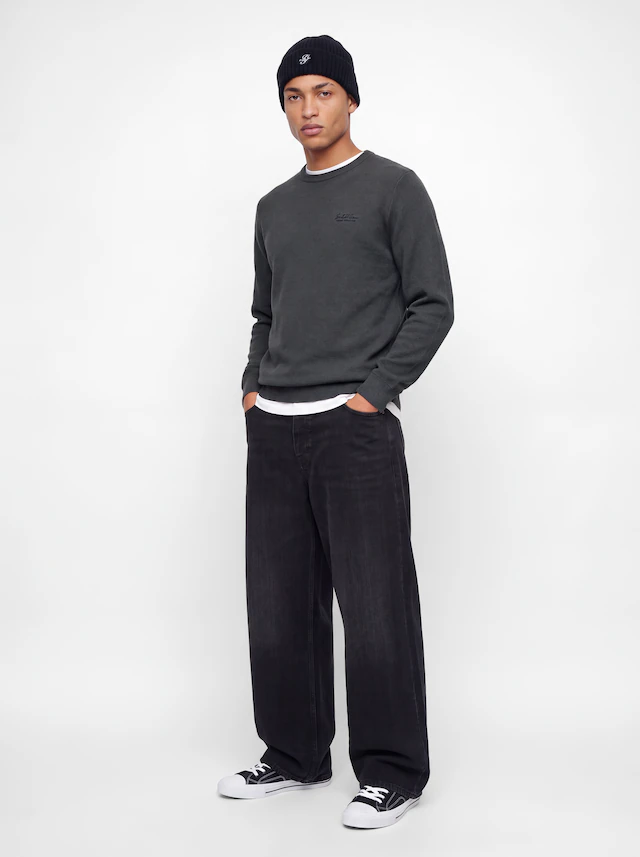 Jack & Jones Rundhalspullover »JJEARCHIVE KNIT CREW NECK« Baumwolle, regular fit
