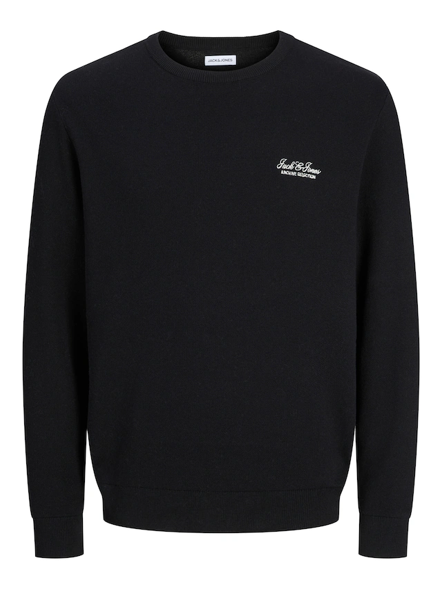 Jack & Jones Rundhalspullover »JJEARCHIVE KNIT CREW NECK« Baumwolle, regular fit
