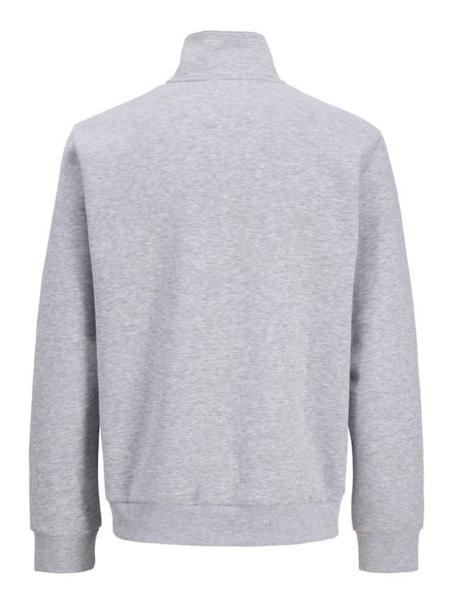 Jack & Jones Sweatjacke »JJEBRADLEY SWEAT ZIP HN NOOS« Materialmix, regular fit