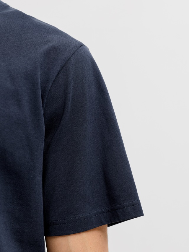 Jack & Jones T-Shirt »JJEDENVER LOGO TEE SS O-NECK SN« Baumwolle, relaxed fit