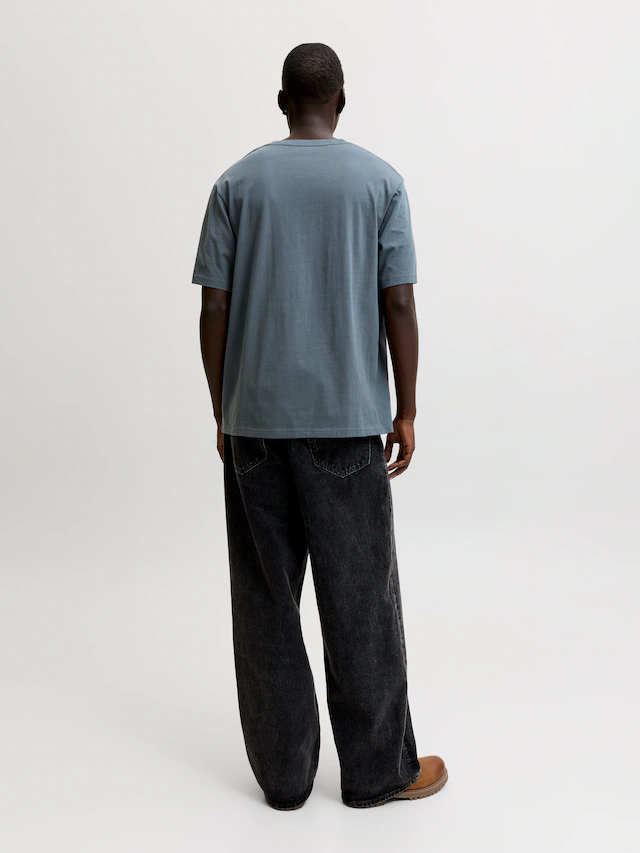Jack & Jones T-Shirt »JJEDENVER LOGO TEE SS O-NECK SN« Baumwolle, relaxed fit