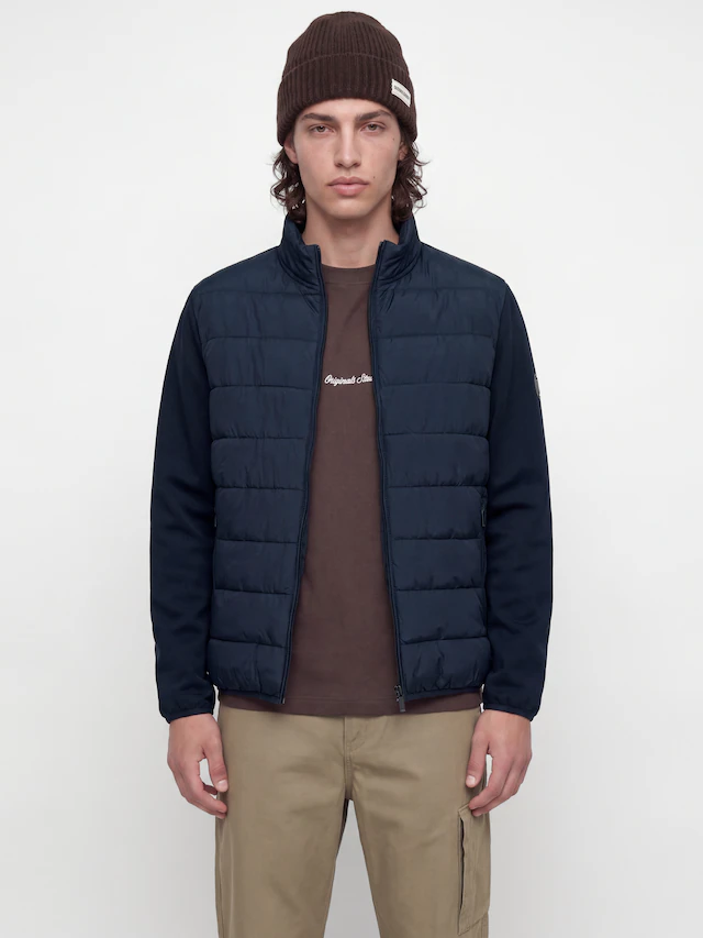 Jack & Jones Steppjacke »JJETATE HYBRID JACKET« Kunstfaser, regular fit