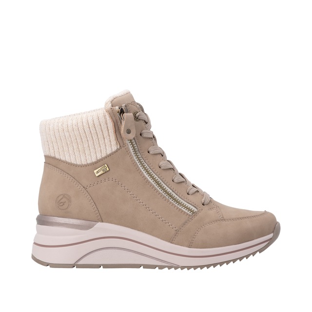 Remonte Keilstiefelette Keilboots, Schnürstiefelette mit wasserabweisender TEX-Membrane