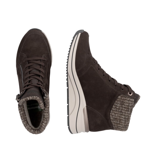 Remonte Keilstiefelette Keilboots, Schnürstiefelette mit wasserabweisender TEX-Membrane