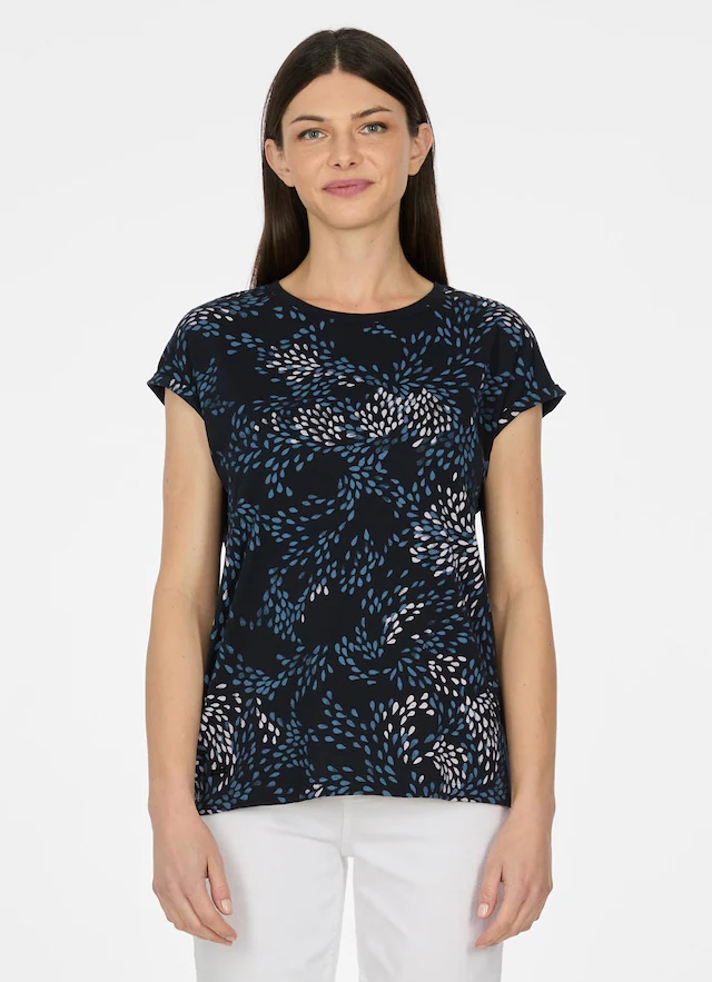 Ragwear Kurzarmshirt »DIONA PRINT« T-Shirt mit buntem Allover-Print
