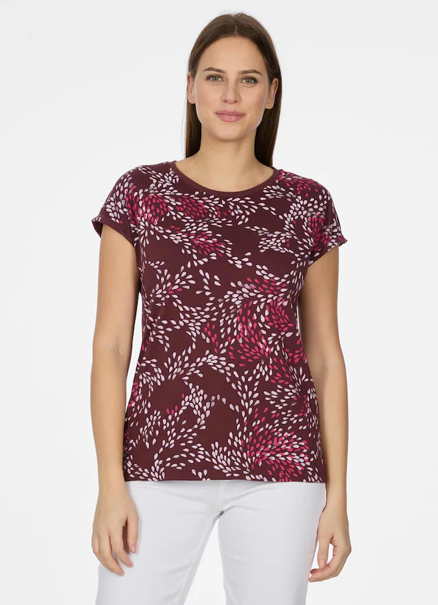 Ragwear Kurzarmshirt »DIONA PRINT« T-Shirt mit buntem Allover-Print