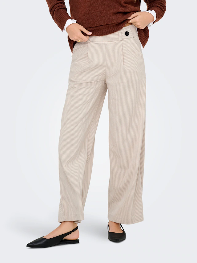 JDY Cordhose »JDYGEGGO CORD PANT JRS NOOS« Polyester, loose fit