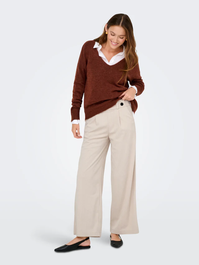 JDY Cordhose »JDYGEGGO CORD PANT JRS NOOS« Polyester, loose fit