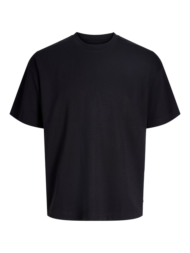 Jack & Jones PlusSize Rundhalsshirt »JJEBARRON TEE SS O-NECK LN PLS« Baumwollmischung, relaxed fit