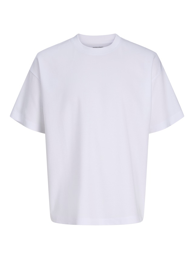 Jack & Jones PlusSize Rundhalsshirt »JJEBARRON TEE SS O-NECK LN PLS« Baumwollmischung, relaxed fit
