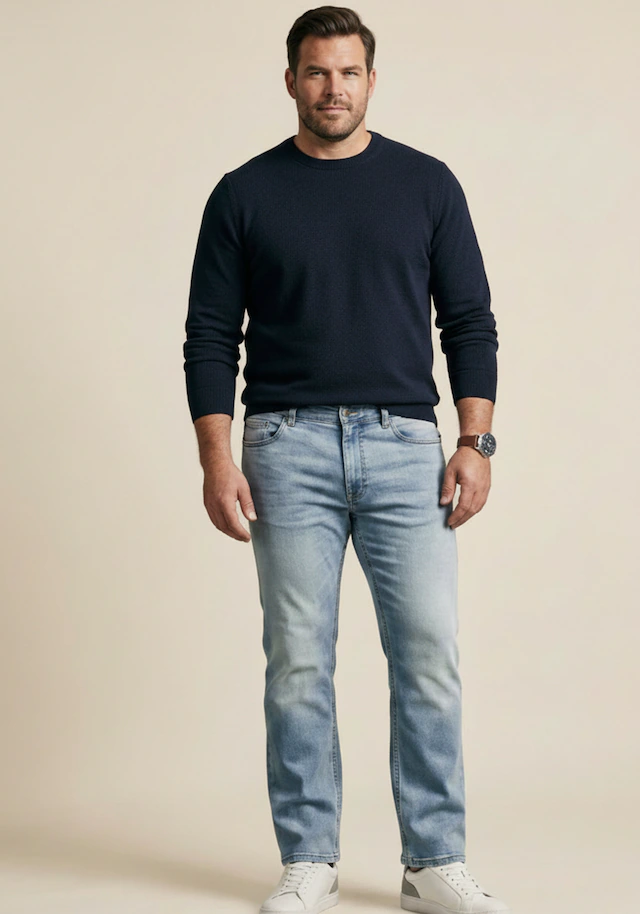 Man's World Plus Jogg Pants »Große Größen, comfort fit« Comfort Fit, gerade Beinform, mit Knopf- und Reißverschluss