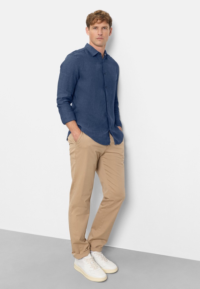 OLYMP Langarmhemd »OLYMP Casual, Regular Fit, Kent«
