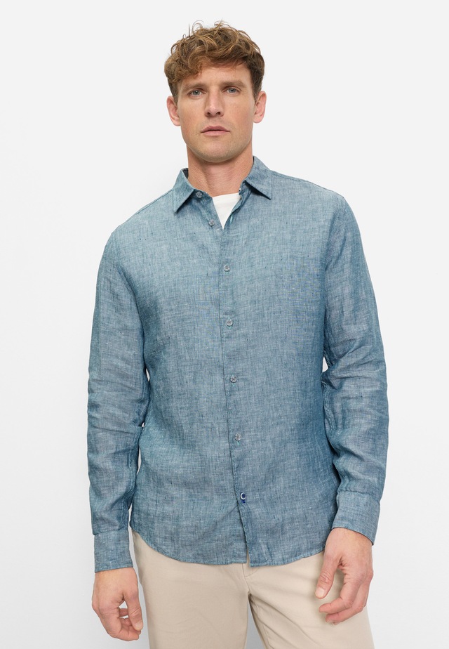 OLYMP Langarmhemd »OLYMP Casual, Regular Fit, Kent«