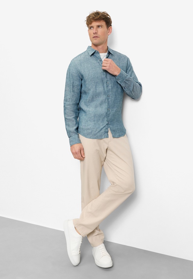 OLYMP Langarmhemd »OLYMP Casual, Regular Fit, Kent«