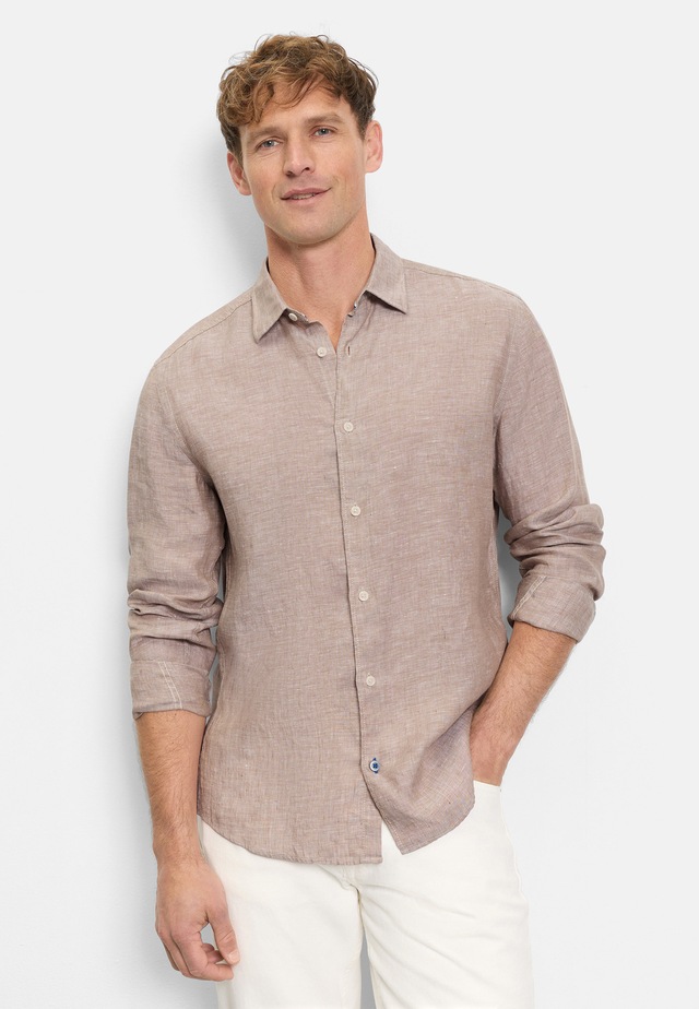 OLYMP Langarmhemd »OLYMP Casual, Regular Fit, Kent«