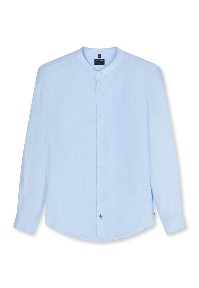 OLYMP Langarmhemd »OLYMP Casual, Regular Fit, Stehkragen«