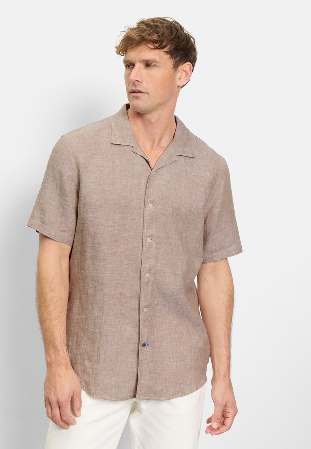 OLYMP Kurzarmhemd »OLYMP Casual, Regular Fit, Reverskragen«
