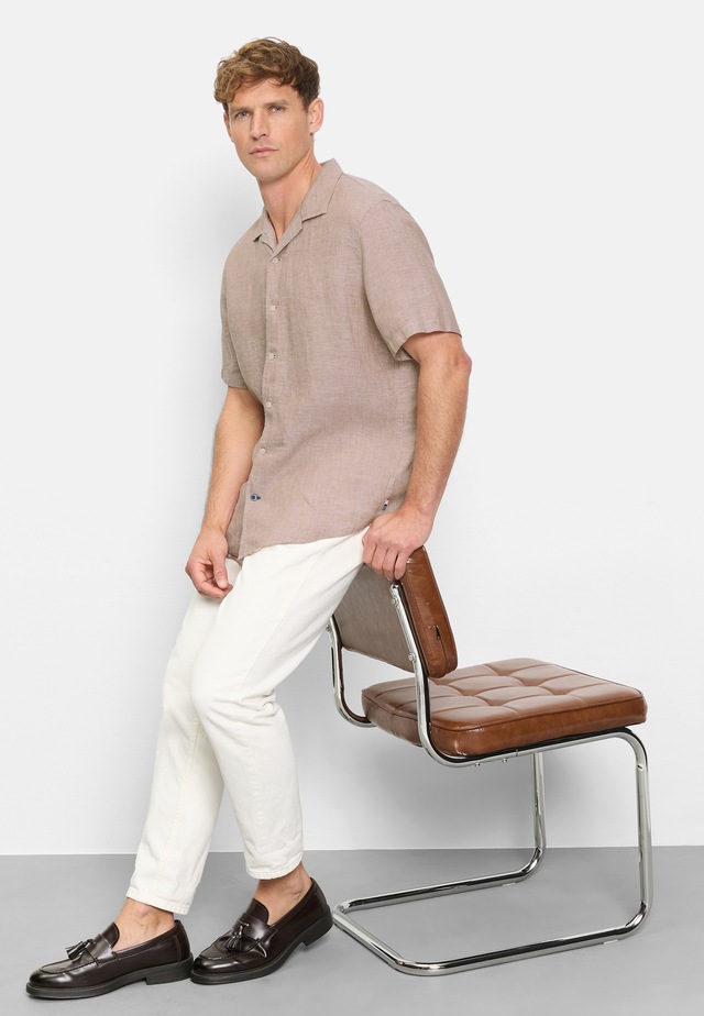 OLYMP Kurzarmhemd »OLYMP Casual, Regular Fit, Reverskragen«