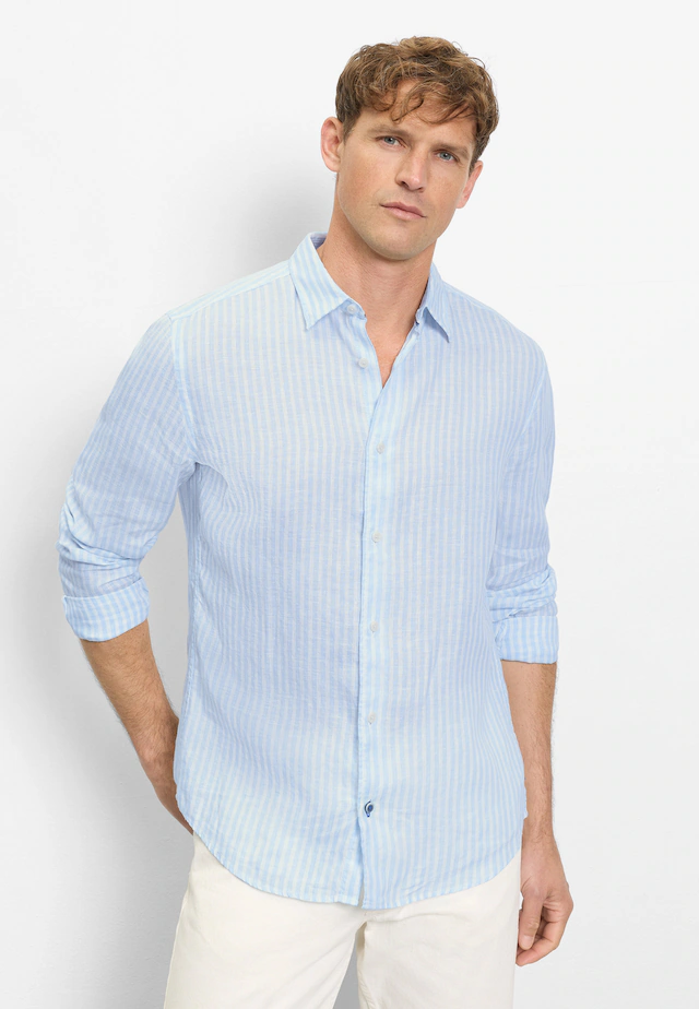 OLYMP Langarmhemd »OLYMP Casual, Regular Fit, Kent«