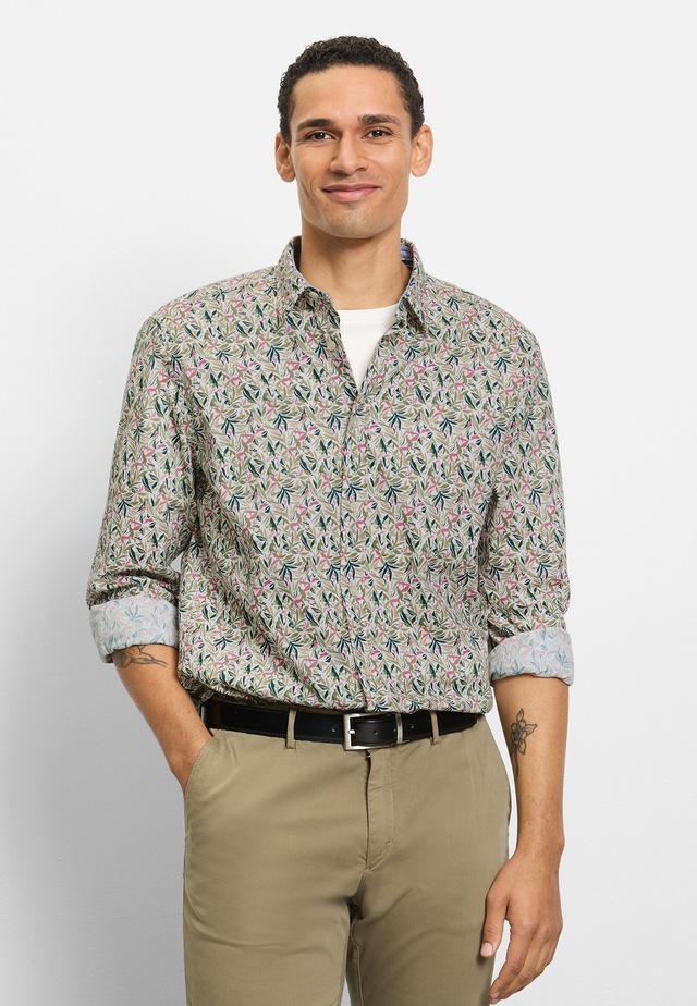 OLYMP Langarmhemd »OLYMP Casual, Regular Fit, Kent«