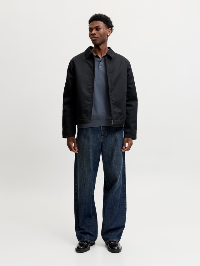 Jack & Jones Polokragenpullover »JJEBASIC KNIT LS POLO SN« Baumwolle, normal geschnitten