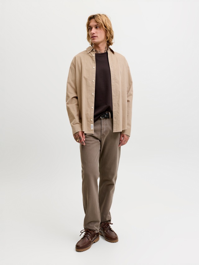 Jack & Jones Langarmhemd »JJEFIELD CORD SHIRT LS SN« Baumwolle, regular fit