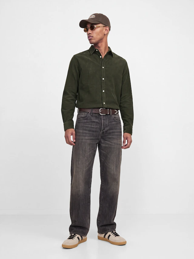 Jack & Jones Langarmhemd »JJEFIELD CORD SHIRT LS SN« Baumwolle, regular fit