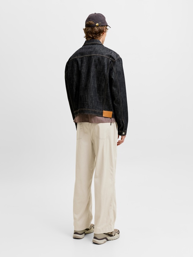 Jack & Jones Chinos »JPSTBILL DREW CHINO NOOS« Baumwolle, weit geschnitten