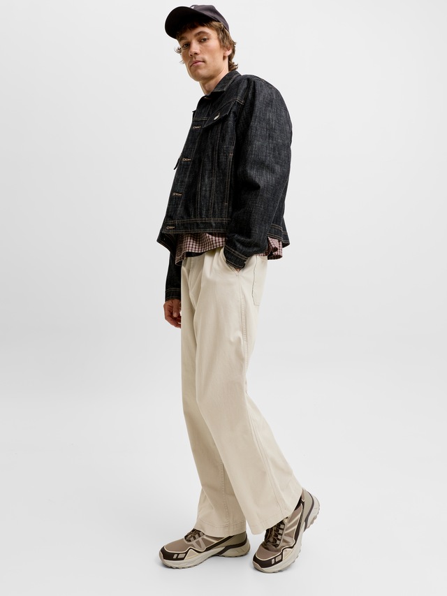 Jack & Jones Chinos »JPSTBILL DREW CHINO NOOS« Baumwolle, weit geschnitten