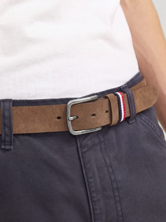 Jack & Jones Ledergürtel »JACESPO SUEDE BELT NOOS«