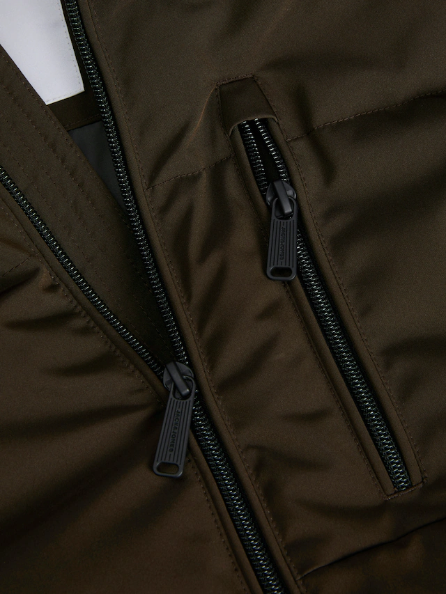 Jack & Jones Steppjacke »JJEBECKS PUFFER SN« mit Kapuze Kunstfaser, regular fit