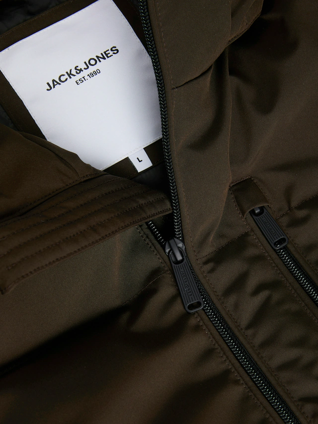 Jack & Jones Steppjacke »JJEBECKS PUFFER SN« mit Kapuze Kunstfaser, regular fit