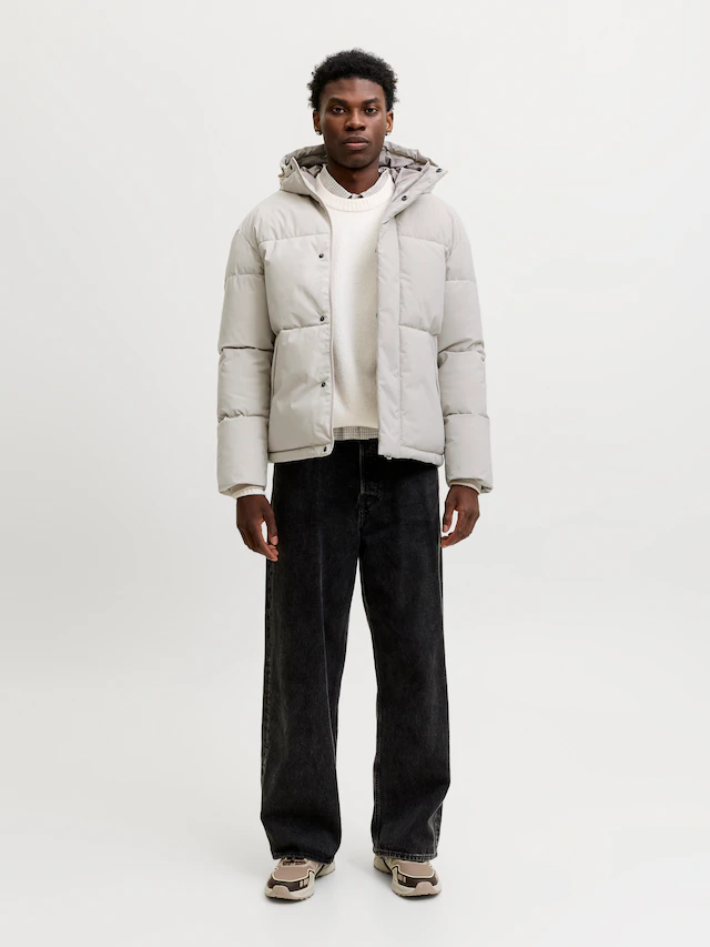 Jack & Jones Steppjacke »JJESOHO PUFFER HOOD AW26 SN« mit Kapuze Kunstfaser, regular fit