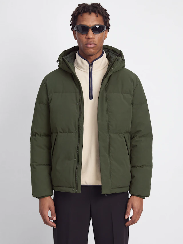 Jack & Jones Steppjacke »JJESOHO PUFFER HOOD AW26 SN« mit Kapuze Kunstfaser, regular fit