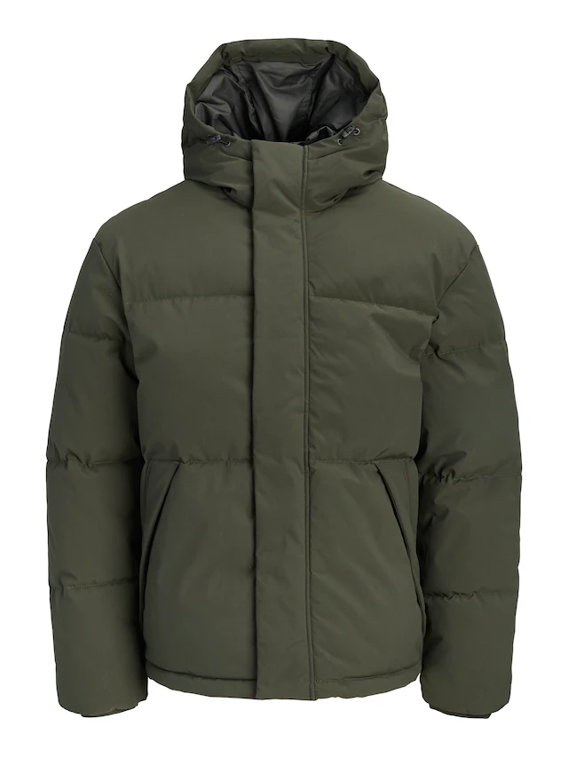 Jack & Jones Steppjacke »JJESOHO PUFFER HOOD AW26 SN« mit Kapuze Kunstfaser, regular fit