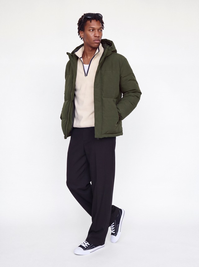 Jack & Jones Steppjacke »JJESOHO PUFFER HOOD AW26 SN« mit Kapuze Kunstfaser, regular fit