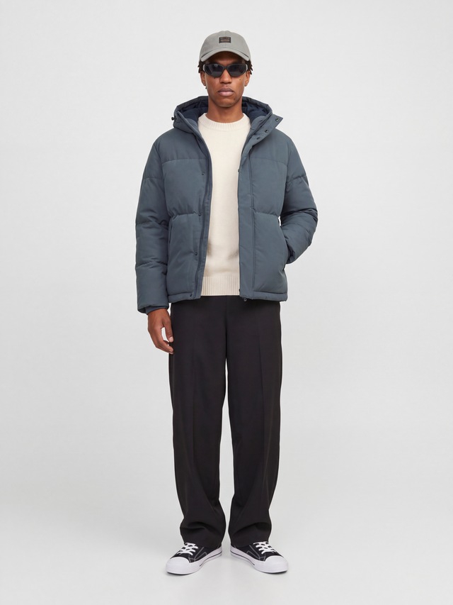 Jack & Jones Steppjacke »JJESOHO PUFFER HOOD AW26 SN« mit Kapuze Kunstfaser, regular fit